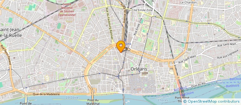 localisation de l'entreprise PAULFLO  ORLEANS