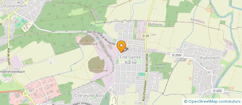 localisation de l'entreprise PAULIA à WITTENHEIM