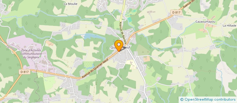 localisation de l'entreprise PAULIAH  SAINT-MARTIN-DE-SEIGNANX