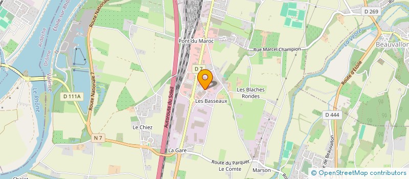 localisation de l'entreprise PAULIANE à ETOILE-SUR-RHONE
