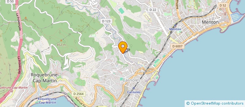 localisation de l'entreprise PAULICAMEL à ROQUEBRUNE-CAP-MARTIN