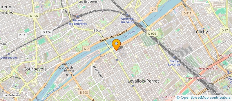 localisation de l'entreprise PAULICE à LEVALLOIS-PERRET