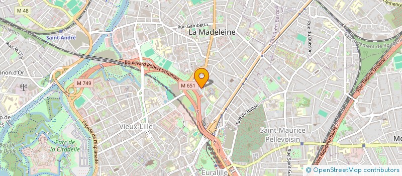 localisation de l'entreprise PAULIDAYS à LA MADELEINE