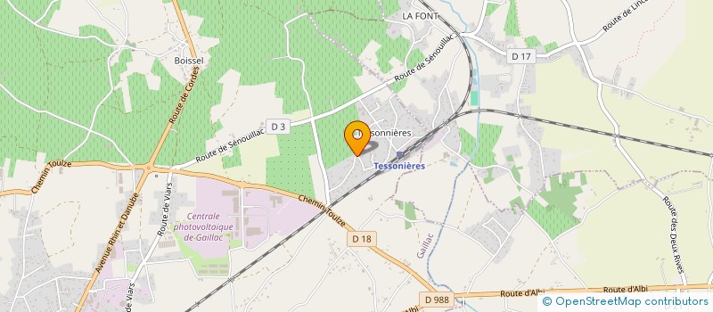 localisation de l'entreprise PAULIE à GAILLAC