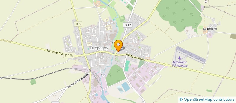 localisation de l'entreprise PAULIFLORE  ETREPAGNY