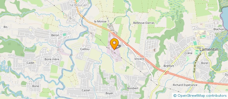 localisation de l'entreprise PAULIKA  LAMENTIN