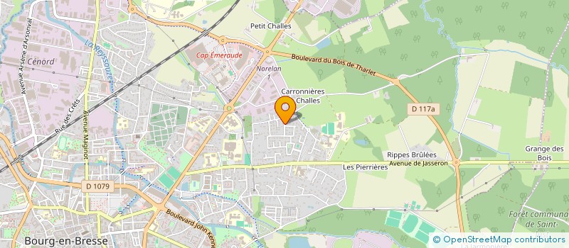 localisation de l'entreprise PAULILAS à BOURG-EN-BRESSE
