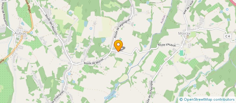 localisation de l'entreprise PAULIMARGAUX  AUBIAC