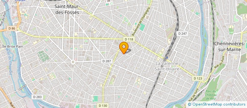 localisation de l'entreprise PAULIMMO à SAINT-MAUR-DES-FOSSES