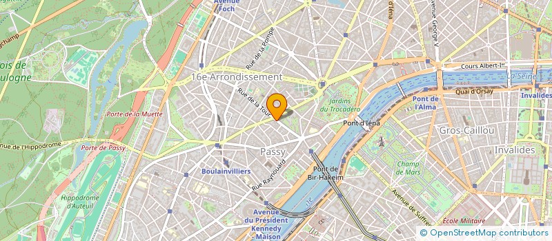 localisation de l'entreprise PAULIN & BASSET CONSULTING  PARIS