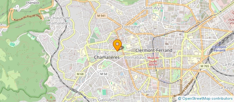 localisation de l'entreprise PAULIN CHAMALIERES à CHAMALIERES