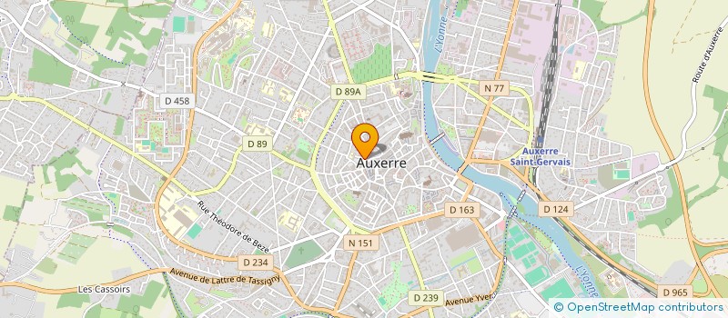 localisation de l'entreprise PAULIN VINS à AUXERRE