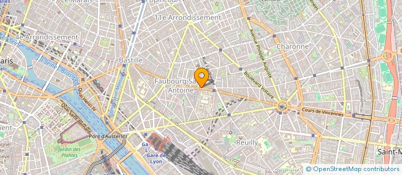 localisation de l'entreprise PAULINA à PARIS 11