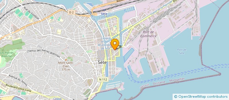 localisation de l'entreprise PAULINA  SETE