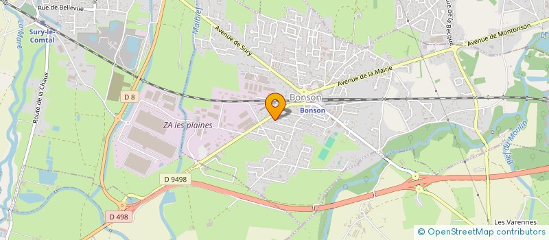 localisation de l'entreprise PAULINA  BONSON