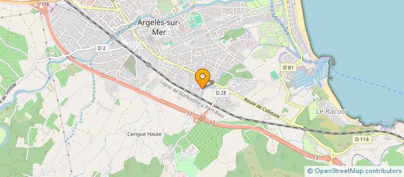 localisation de l'entreprise PAULINALICE  ARGELES-SUR-MER