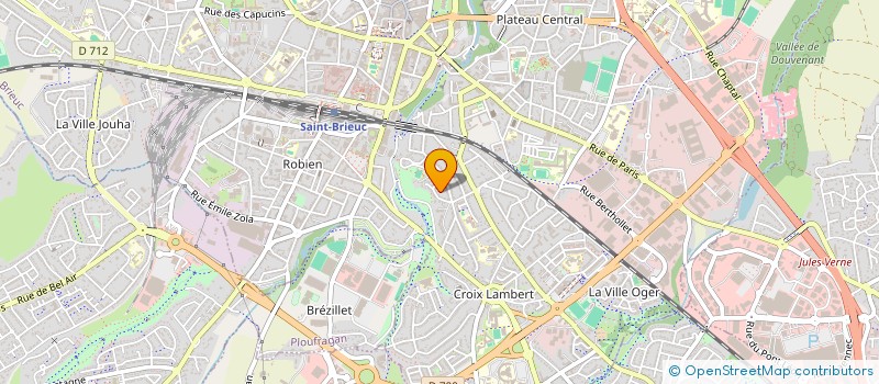 localisation de l'entreprise PAULINE à SAINT-BRIEUC