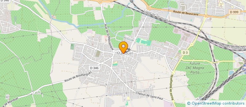 localisation de l'entreprise PAULINE  MANDUEL