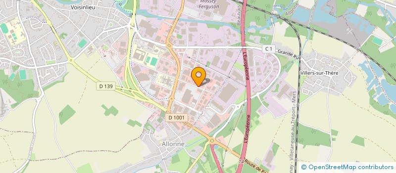 localisation de l'entreprise PAULINE  BEAUVAIS