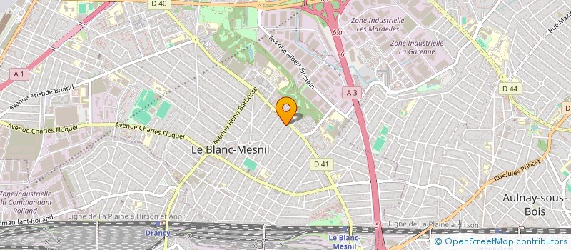 localisation de l'entreprise PAULINE à LE BLANC-MESNIL