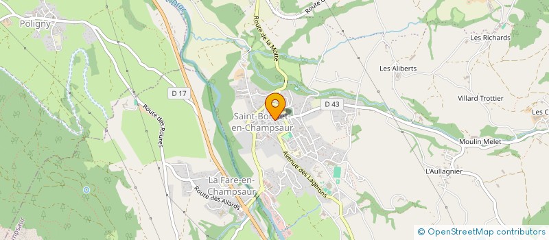 localisation de l'entreprise PAULINE  SAINT-BONNET-EN-CHAMPSAUR