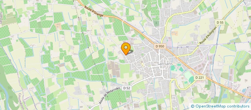 localisation de l'entreprise PAULINE  SARRIANS