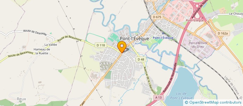 localisation de l'entreprise PAULINE  SAINT-ANDRE-D HEBERTOT