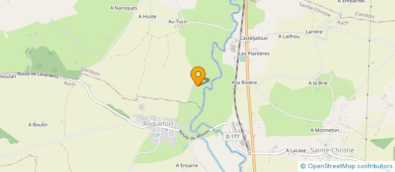 localisation de l'entreprise PAULINE  MONTESTRUC-SUR-GERS