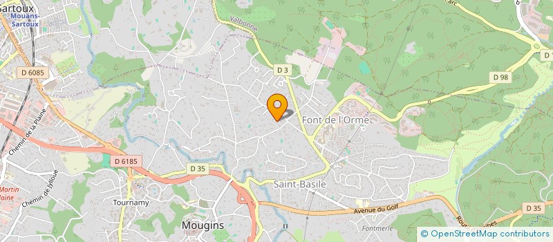 localisation de l'entreprise PAULINE à MOUGINS
