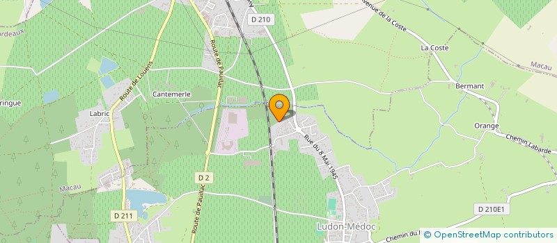 localisation de l'entreprise PAULINE  LUDON-MEDOC