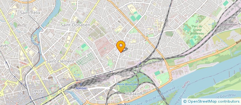 localisation de l'entreprise PAULINE A LA PLAGE  NANTES