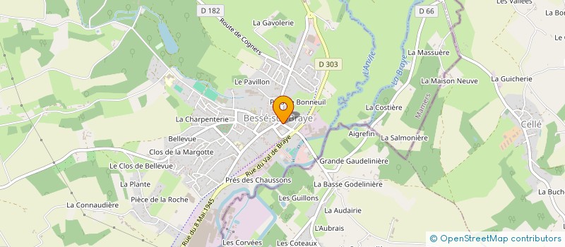 localisation de l'entreprise PAULINE BC PACIFIC à BESSE-SUR-BRAYE