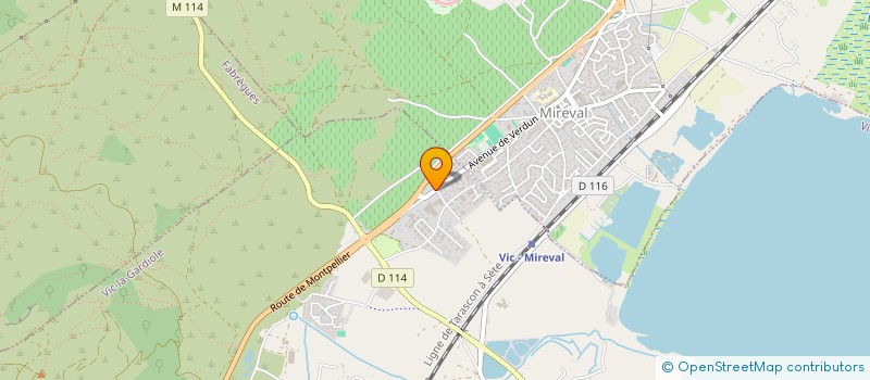 localisation de l'entreprise PAULINE BORDES  VIC-LA-GARDIOLE