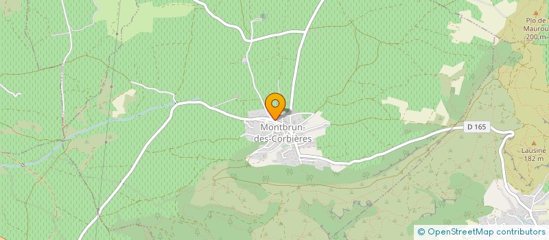 localisation de l'entreprise PAULINE BROTO  MONTBRUN-DES-CORBIERES