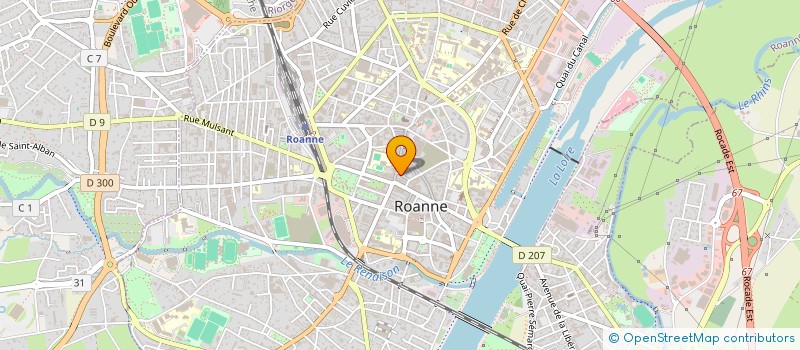 localisation de l'entreprise PAULINE CHAUSSURES  ROANNE