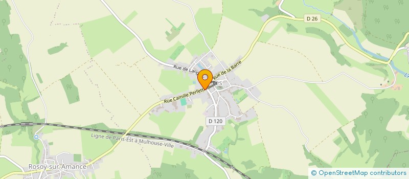 localisation de l'entreprise PAULINE DUFOUR à HAUTE-AMANCE
