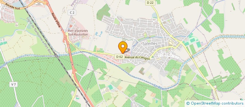 localisation de l'entreprise PAULINE ET ALEXANDRE  SALEILLES