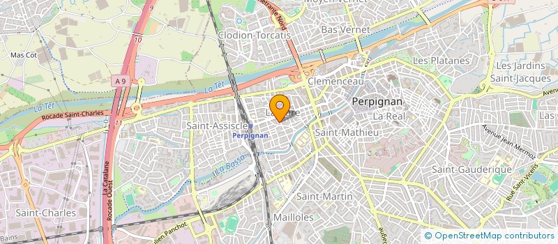 localisation de l'entreprise  PAULINE ET LENA   PERPIGNAN