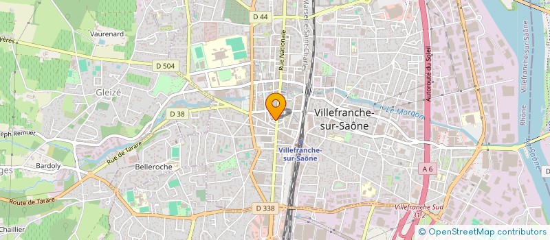 localisation de l'entreprise PAULINE ET MARIE  VILLEFRANCHE-SUR-SAONE