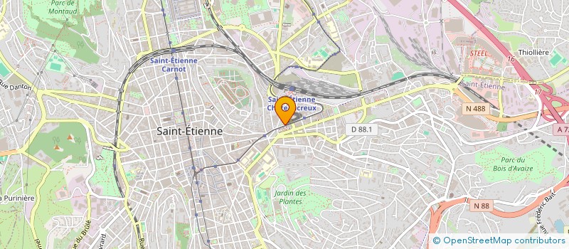 localisation de l'entreprise PAULINE FRAISSE, NOTAIRE ASSOCIEE  SAINT-ETIENNE