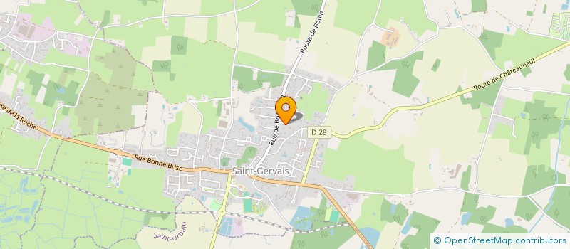 localisation de l'entreprise PAULINE IMMO  SAINT-GERVAIS