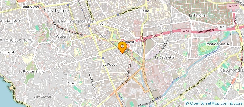 localisation de l'entreprise PAULINE IMMO CONSEILS à MARSEILLE