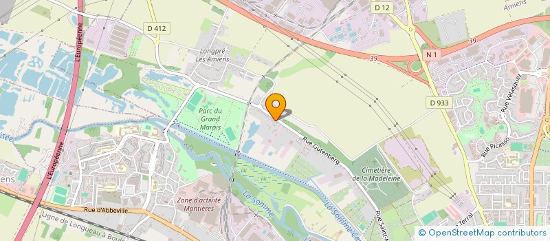 localisation de l'entreprise PAULINE IMMOBILIER  AMIENS