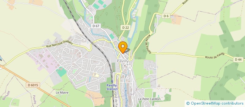 localisation de l'entreprise PAULINE LEMONNIER DECORATION  PAVILLY