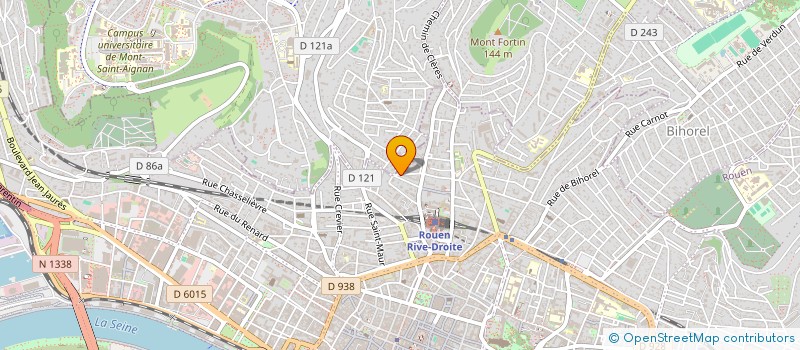 localisation de l'entreprise PAULINE LOHEAC EVENEMENTS à ROUEN