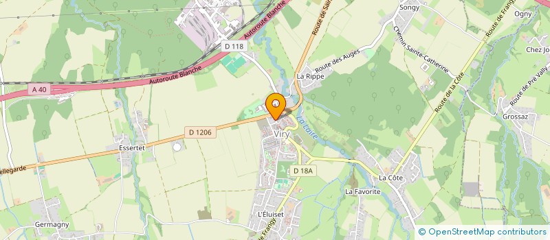 localisation de l'entreprise PAULINE OPTIQUE  VIRY