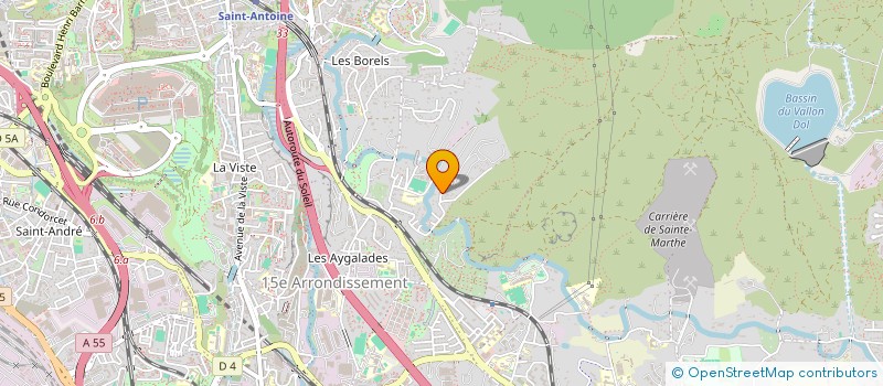 localisation de l'entreprise PAULINE PRUVOST à MARSEILLE