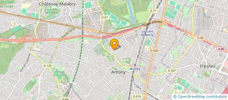 localisation de l'entreprise PAULINE PULSE CONSULTING à ANTONY