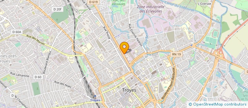 localisation de l'entreprise PAULINE RAGUIN à TROYES