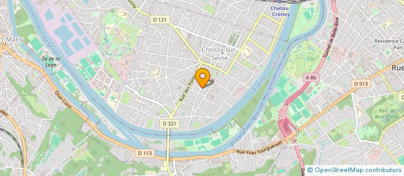 localisation de l'entreprise PAULINE ROULLEAU CONSEIL  CROISSY-SUR-SEINE